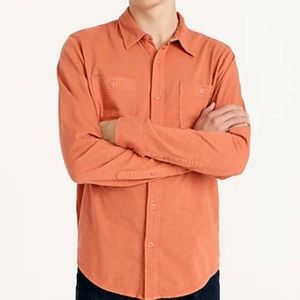 J. Crew Garment-dyed Harbor Workshirt - XL Slim, Pale Brick